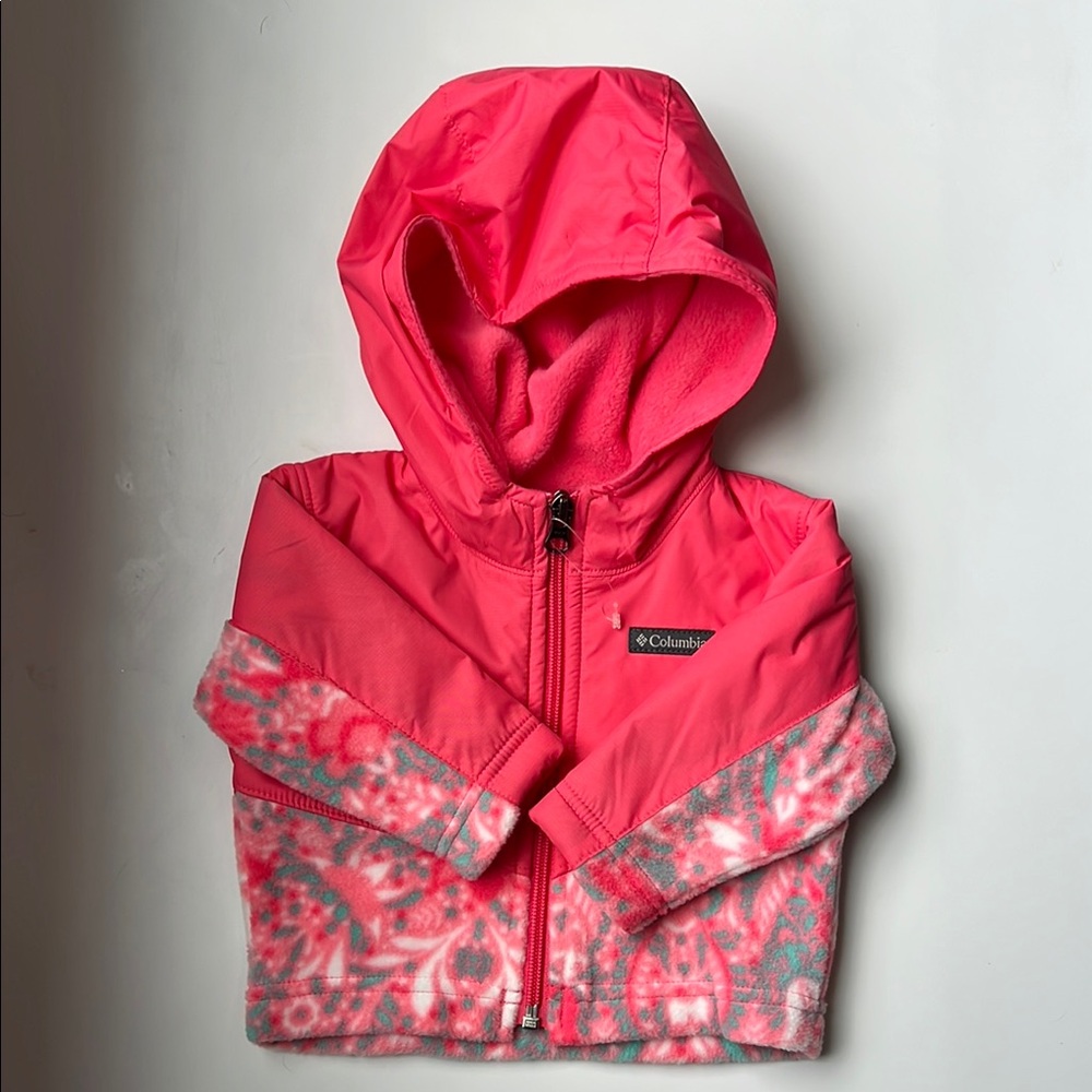 NWOT Columbia Pink and Gray Hooded Jacket